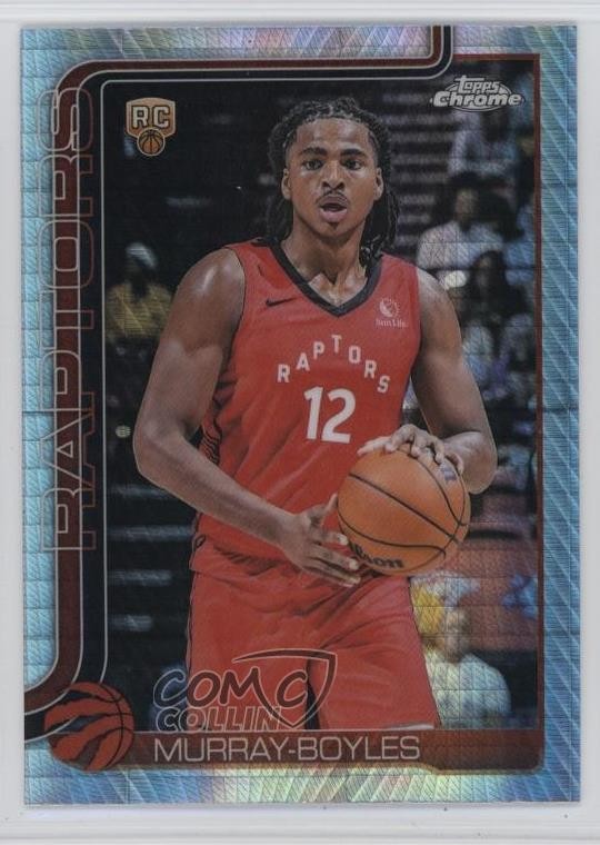 2025-26 Topps Chrome Prism Refractor Collin Murray-Boyles #259 Rookie RC