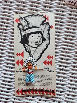 Vintage St. Joseph s Indian School SD Bead Necklace Little Tribe Gift 