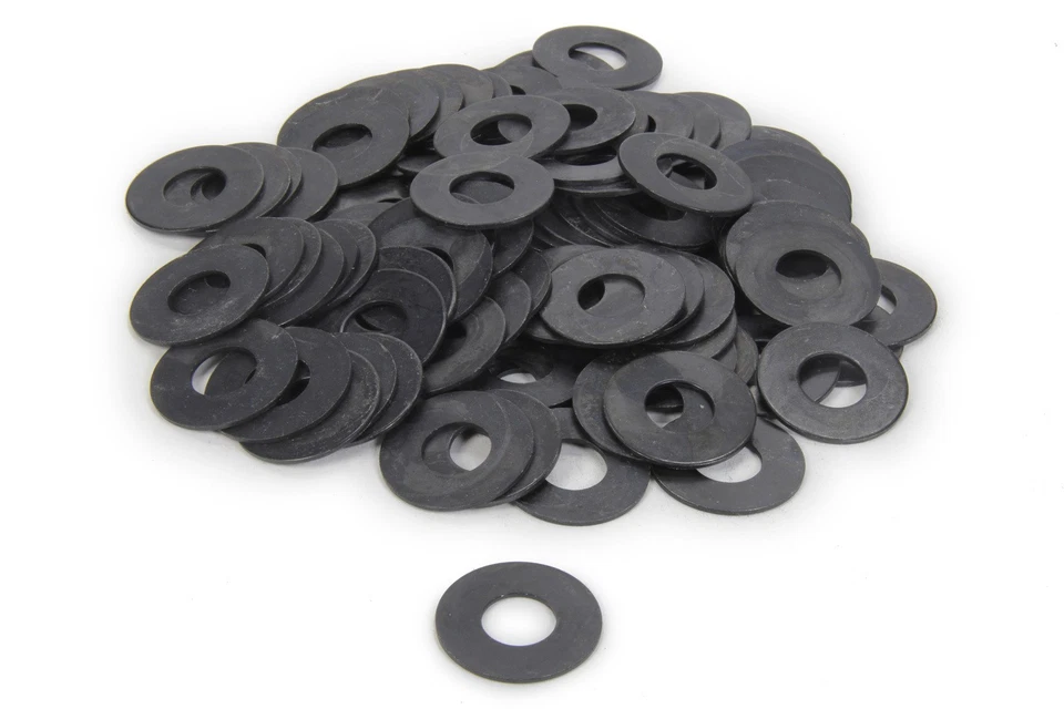 Dura-Bond 6175, Set of 100 Black Steel Valve Spring Shims 100Pk 1270 Od X .570 I Foto 2 de 4