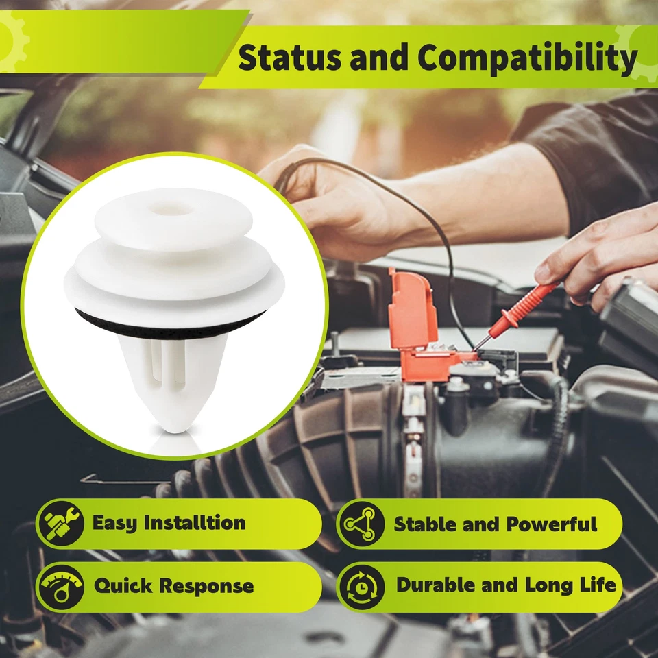 50pcs Fit for 2012-2015 SCION IQ BASE HATCHBACK Trim Panel Retainer Foto 3 de 4