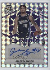 2023-24 Panini Mosaic Rookie Scripts Jalen Slawson #RS-SLW Auto 02v3
