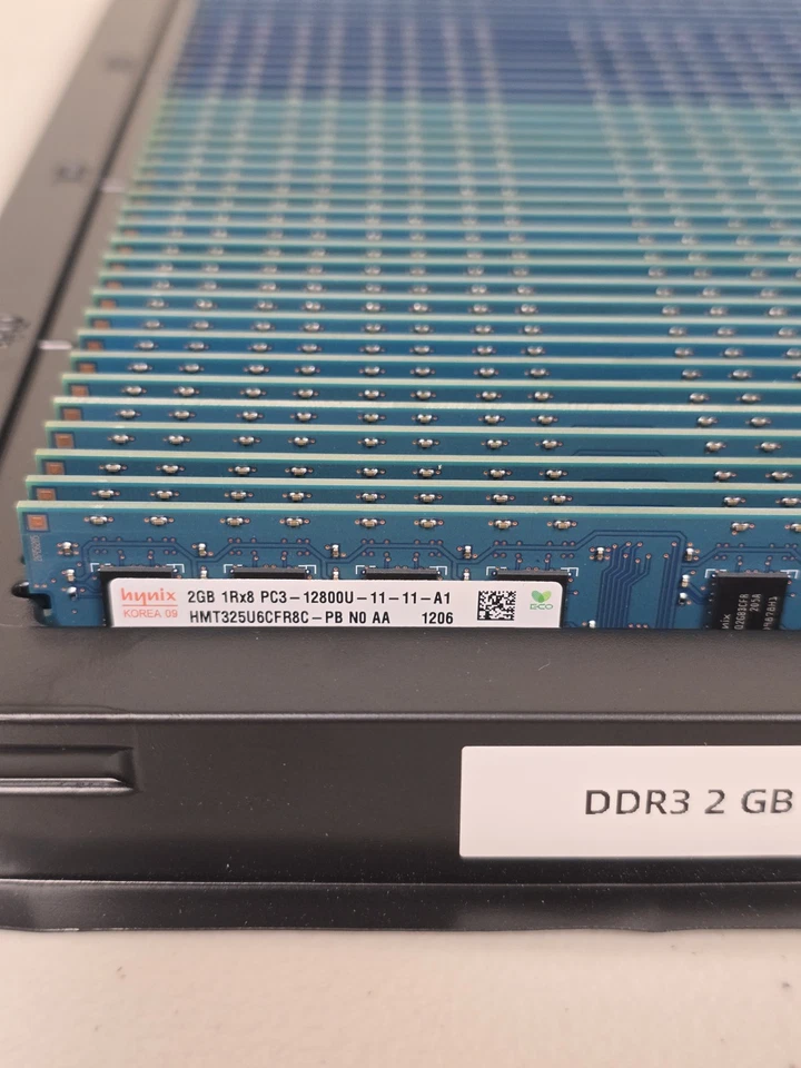 Lot of 77x Mixed 2GB DDR3 12800U Desktop RAM Major Brands READ DESCRIPTION - Image 4 of 4