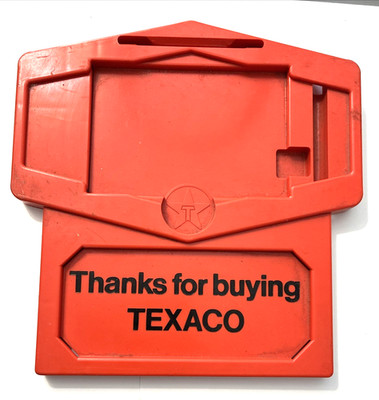 1970's Texaco Oil Gas Credit Card Clipboard-Thanks for buying TEXACO
