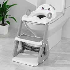 Potty Training Seat, Upgrade 2 in 1 Potty Training Toilet with Step Stool Fol...