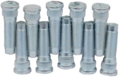 Mustang Wheel Stud Quick Start 1/2-20 Thread 1.750 Long Set of 10 Steel Zinc