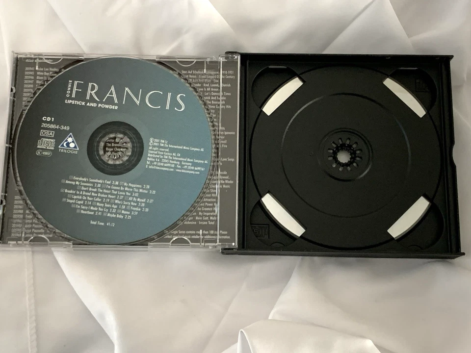CONNIE FRANCIS - Lipstick And Powder CD German International Music Co Fat Box — 第 3/4 张图片