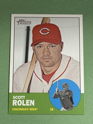 Scott Rolen 2012 Topps Heritage Cincinnati Reds #203 S51