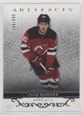 2021-22 Upper Deck Artifacts Stars 336/599 Jack Hughes #121 2vh