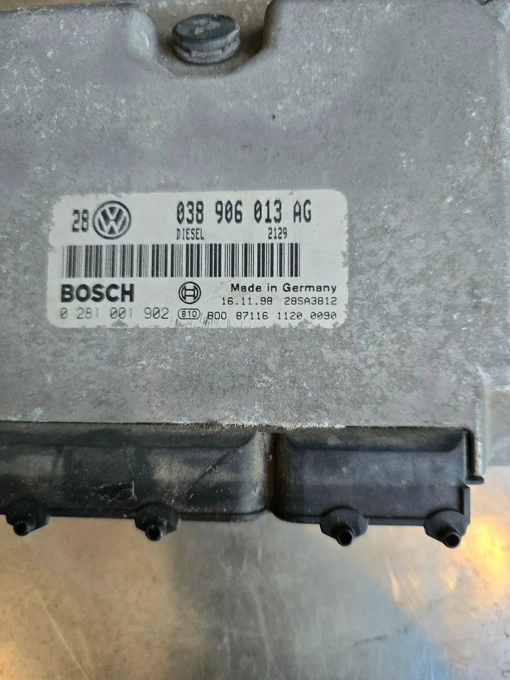 Kit centralina ECU VW Golf IV 1.9SDI 0281001902 038906013AG - Immagine 3 di 3