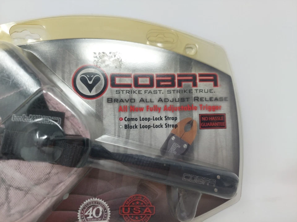 Cobra Archery Bravo All Adjust Trigger Release: Pink Camouflage Camo: C-621PC - Image 3 of 4