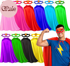 Superhero-Capes for Adults Super Hero Capes and Masks 10 Pack