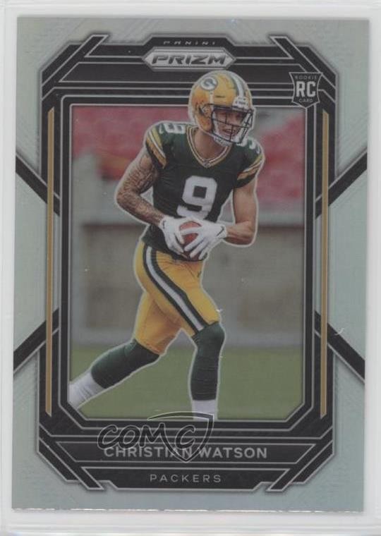 2022 Panini Prizm Rookies Silver Prizm Christian Watson #314 5u3
