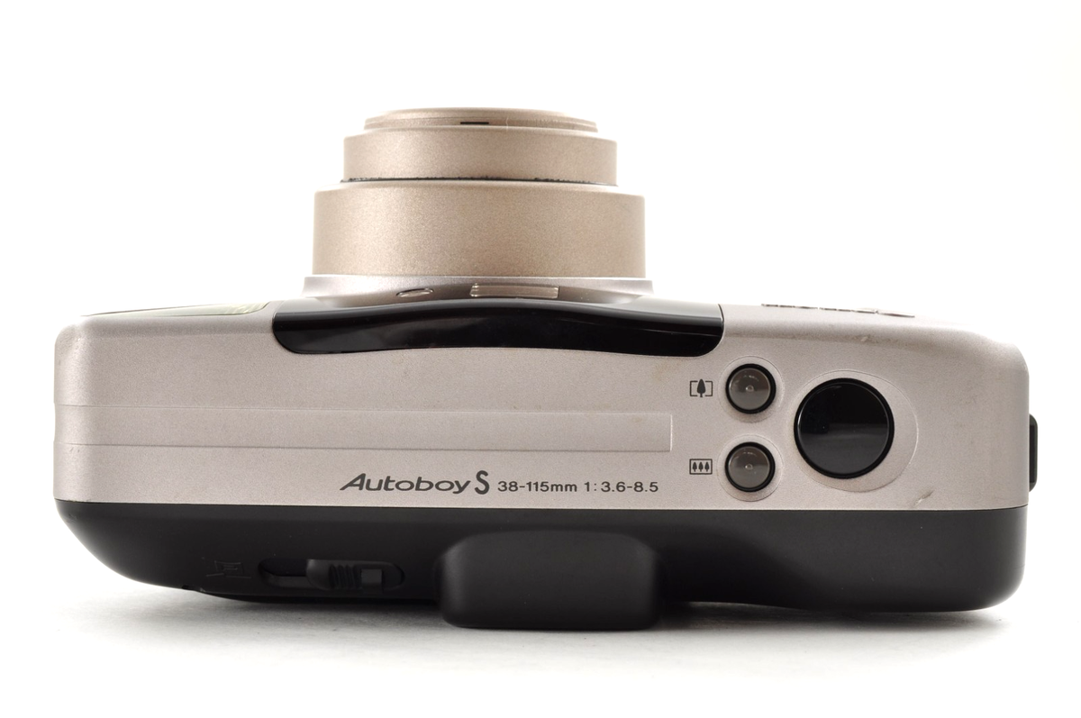 ■Canon Autoboy S PANORAMA 38-115mm Canon Autoboy S Panorama 38-115mm f/3.6-8.5 Lens Silver compact