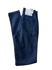 NWT American Apparel The Easy Jean High Rise Stretch Skinny Blue Size S 78