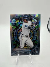 Bowman Chrome Prospects stained glass Andrew Salas 1st Bowman #BCP-156 Marlins