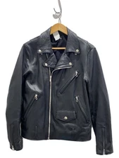 JACK ROSE RIDERS JACKET DOUBLE M SHEEP LEATHER Black 21AW-JRB01 Used