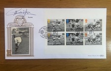 SIGNED BY FRENCO PUSKAS FDC FOOTBALL BRITISH HEROES