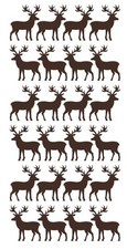 Deer Stickers Sticker Vinyl 1-14 Dc51-080 Brown Deer Stickers Sticker Vinyl 1-14 Dc51-080 Brown