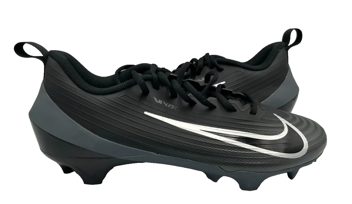 Nike Vapor Football Cleats Size 7.5 Black/Silver Used No Box Amazon.com | Nike Vapor Edge 360 Speed Black Football Cleats  main image 3