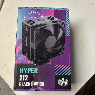 Cooler Master Hyper 212 Black Edition CPU Air Cooler with LGA1700 Bracket - 4 Co