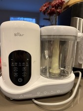 BEAR 2024 Baby Food Maker One Step Processor Steamer Puree Blender White