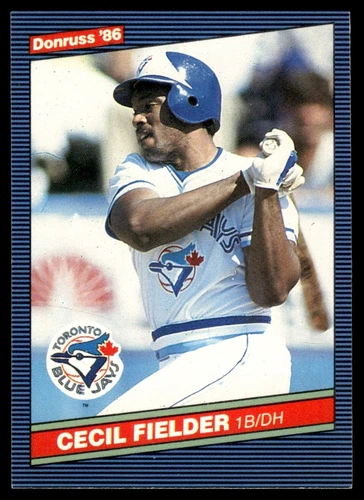 1986 Donruss Cecil Fielder Rookie Toronto Blue Jays #512