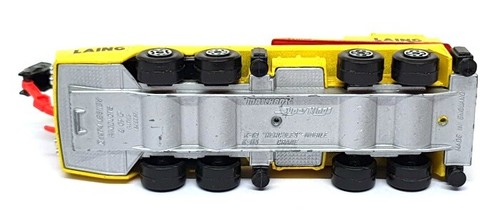 Matchbox Appx 16cm Long Diecast K-12 Hercules Mobile Crane Laing Truck - Yellow - Picture 5 of 5