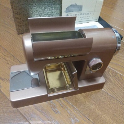 Brother Sewing Machine Music Box Ashtray Rare 1961 Showa Retro Japan souvenir