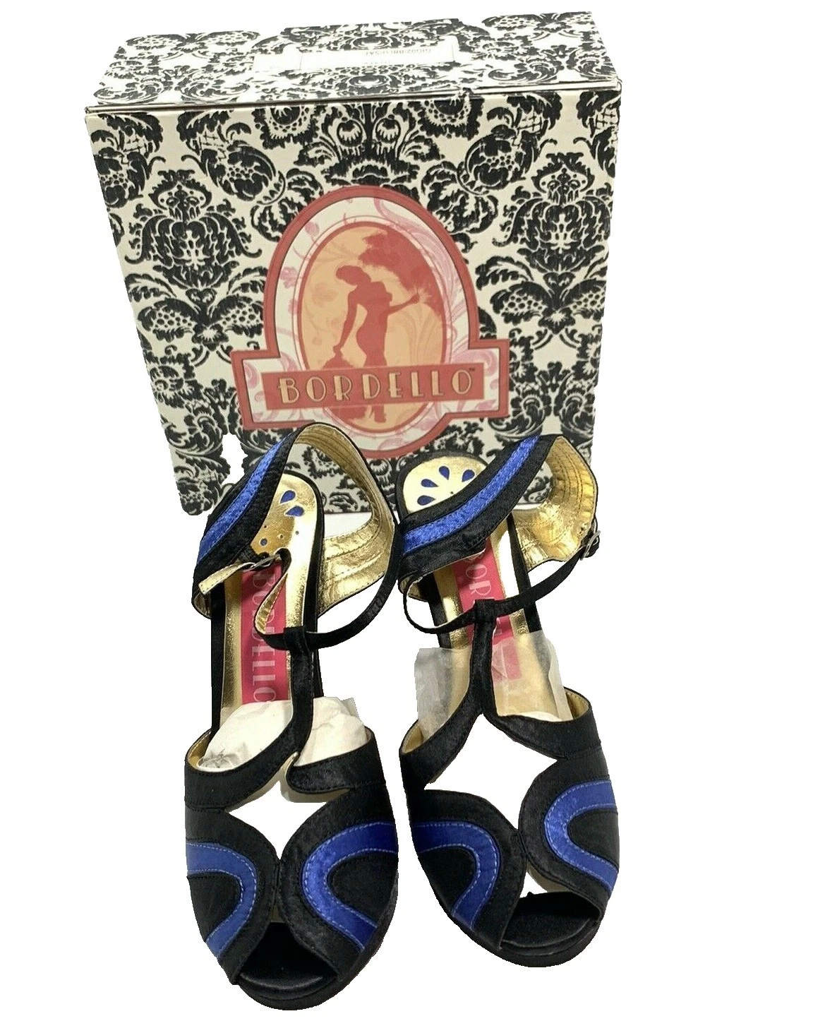 Tacones a rayas para mujer Bordello