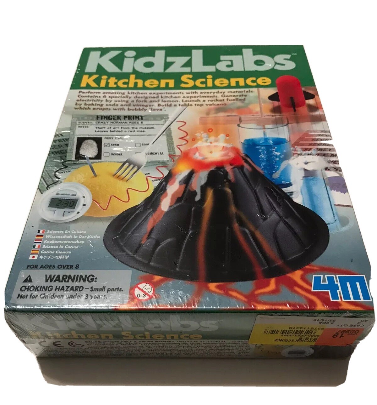 KIDZ LABS Kitchen Science Volcano Kit New Sealed Box eBay