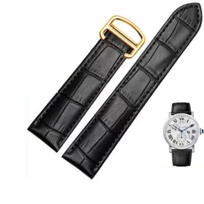 22 23 24 25mm Fits for Cartier Calibre De Diver Leather