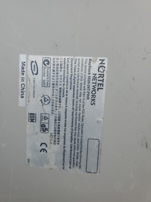 Nortel Networks Baystack 5520-24T-PWR 24 Port PoE Switch