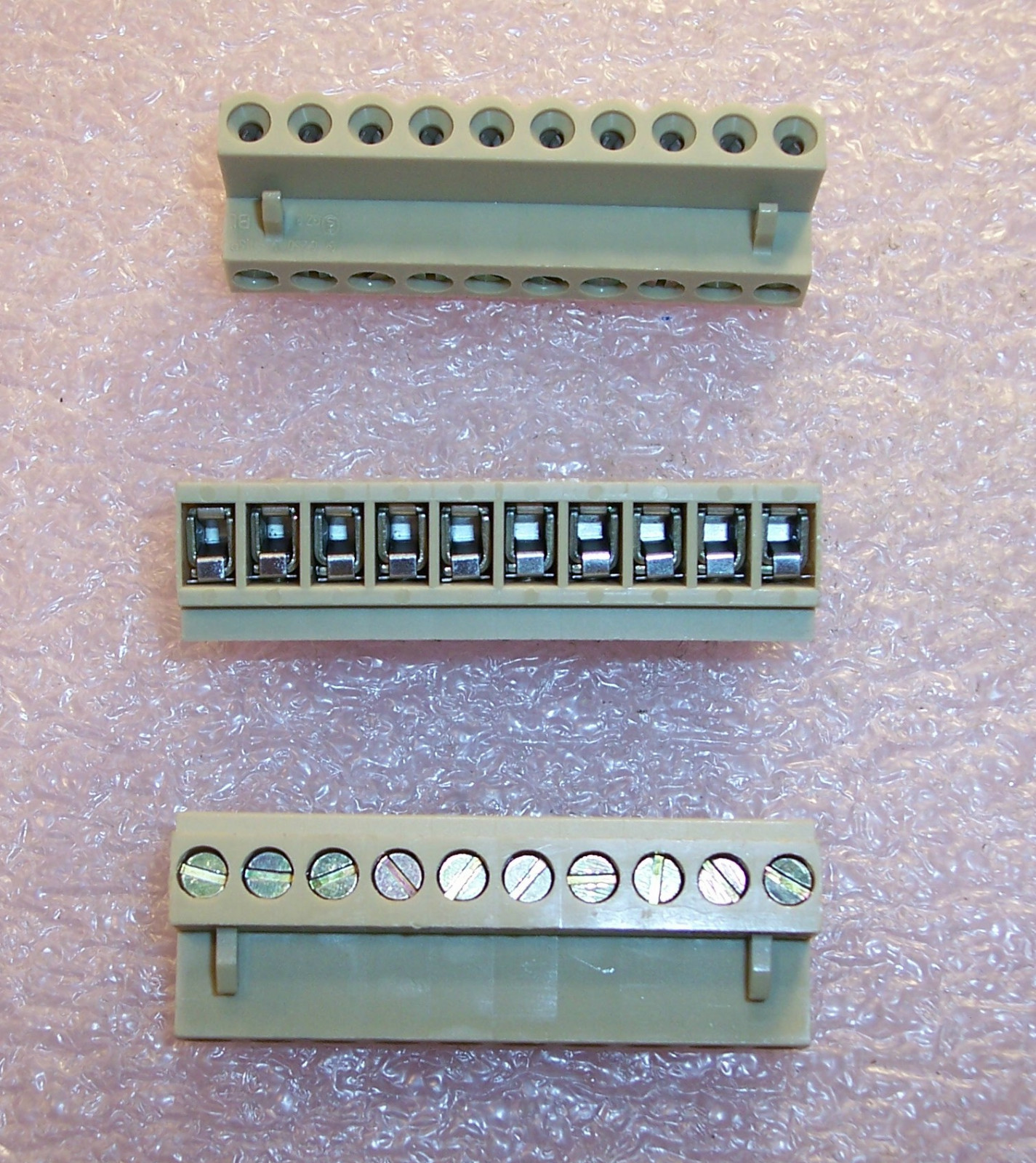 QTY (10) 10 POSITION SCREW TERMINAL BLOCKS BLN 10 SN BE 5mm 022776 WEIDMULLER