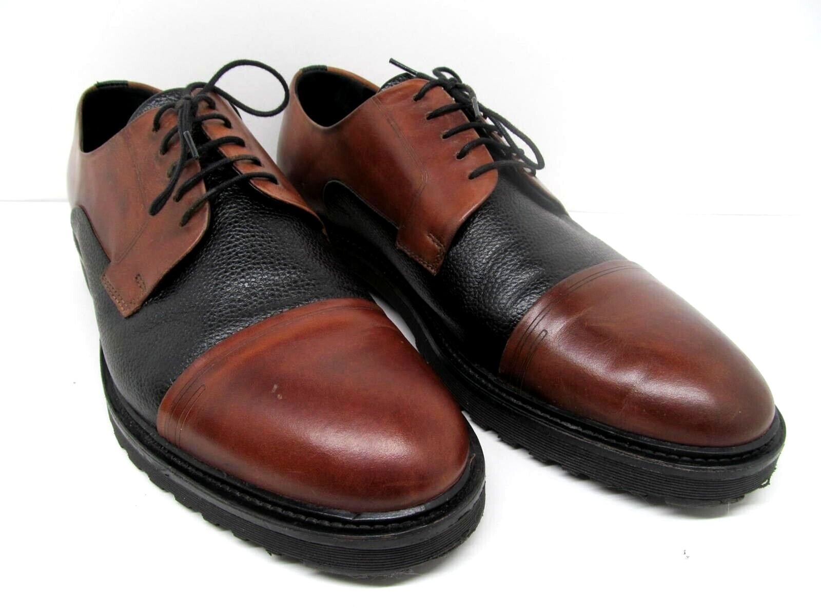 SAOLA Scarpe derby Hugo Boss suola in gomma punta a cappuccio taglia EUR 45 US 11 M