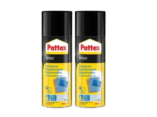 Pattex Sprühkleber Power Spray Korrigierbar Sprühklebstoff Alleskleber 2x 400ml - Bild 1 von 1