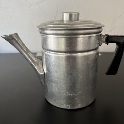 Rare Vintage Eterna Allumino Puro Made Italy Stove Top Coffee Pot  Percolator