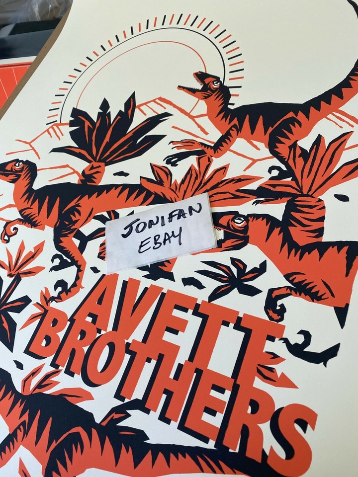 THE AVETT BROTHERS South Bend IN Nov 15th 2015 SCREEN PRINT POSTER