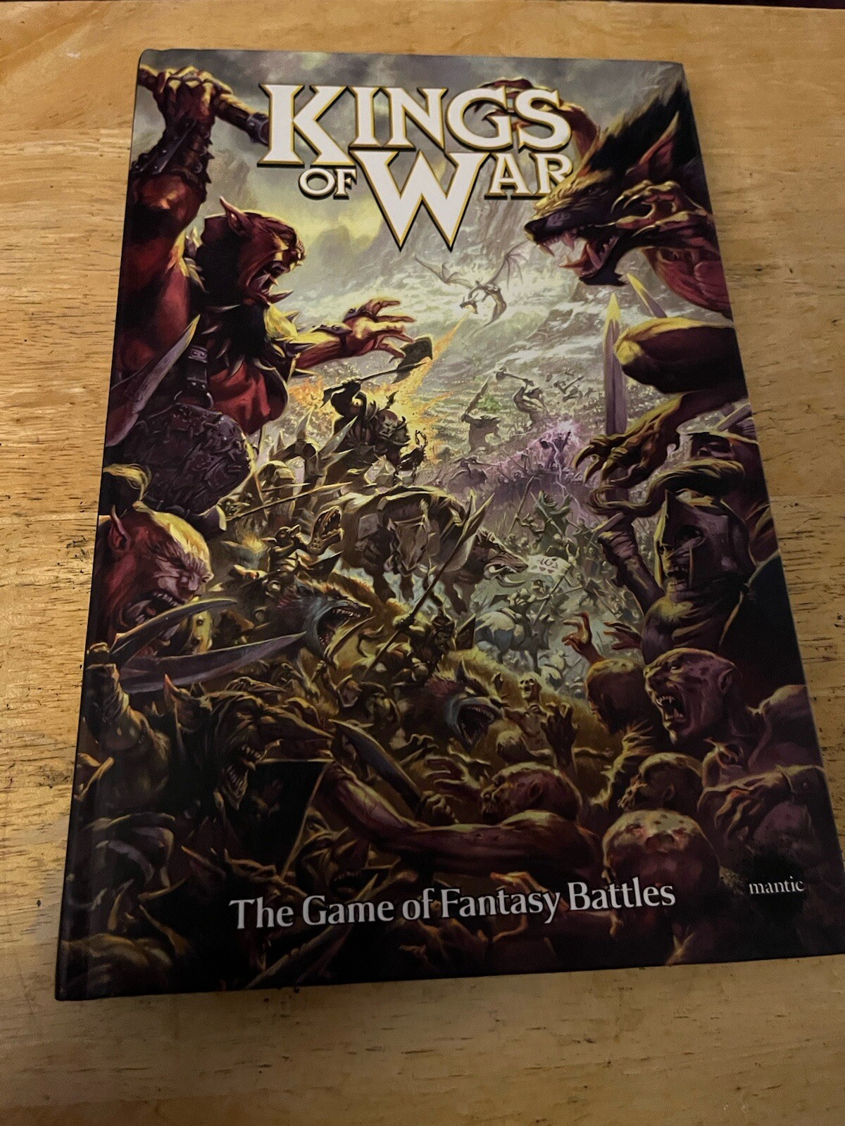 Kings of War Rulebook - Mantic 2015 - Hardback Book - Game of Fantasy Battles