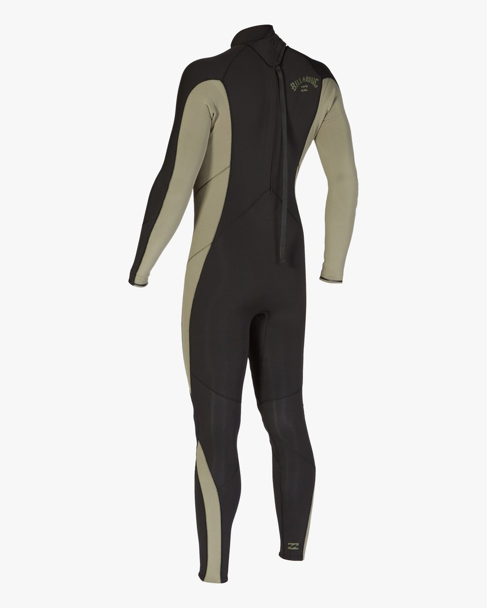 BILLABONG Men's 3/2 ABSOLUTE BZ Wetsuit - MIL - Size Large
