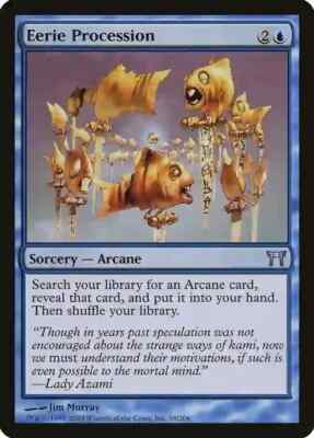 Eerie Procession Champions of Kamigawa Light Play MTG Magic DNA GAMES