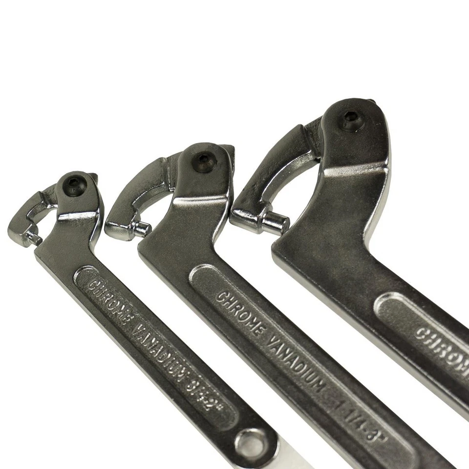 Adjustable Hook & Pin Wrench C Spanner Tool Set 6pc Motamec  - Image 4 of 4