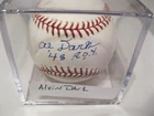 Alvin Dark Autograph OML Baseball  Inscribed '48 ROY Tristar COA Auto
