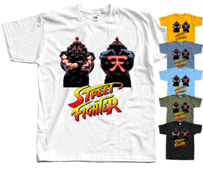 Street Fighter V4 Akuma ,COMPUTER GAME, T-Shirt (WHITE,BLACK) All sizes S-5XL.