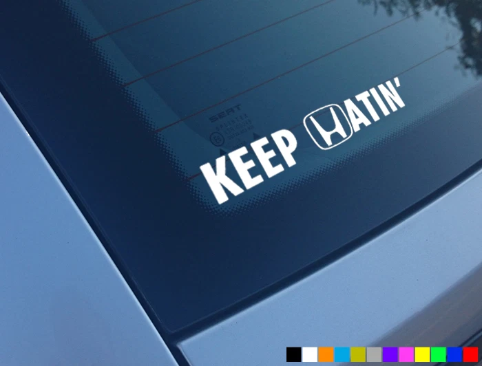 Funny Honda Civic Stickers