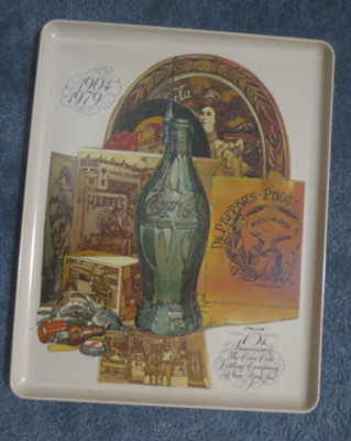 Coca-Cola Bottling Co of New York, Inc  75th Anniversary Melamine Tray 1979