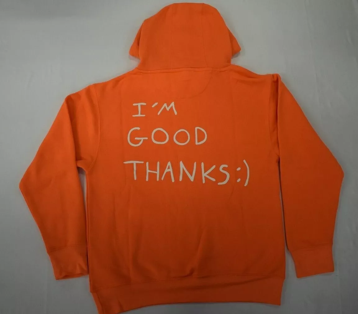 Hannah Stocking Womens Ho How Are U I m Good Thanks Neon Orange