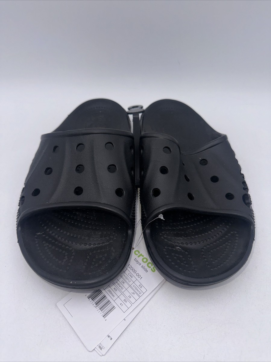 Crocs Unisex Classic Slide Sandals, Black Size M9/W11 | eBay display picture 3