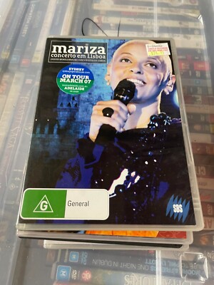 Mariza - Concerto em Lisboa (DVD, 2007) vgc dvd region 4 t1