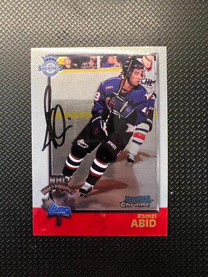 1998 Bowman Chrome CHL #121 Ramzi Abid  *signiert*