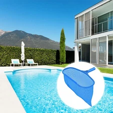 Sepetrel Swimming Pool Leaf Skimmer Net,Reinforced Frame Deep Rake Net Tool